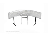 j^[X^h [3 /32`65C`] Free Standing Triple Monitor Stand  NLR-A010