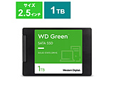 内蔵SSD SATA接続 WD Green  WDS100T3G0A ［1TB /2.5インチ］
