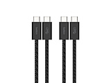 USB-C �� USB-C�P�[�u�� [�[�d /�]�� /1.5m��2�{ /PD240W /480Mbps]  �u���b�N CAB019qc05BK2PK �mUSB-C �� USB-C�n �y864�z