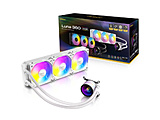 ����CPU�N�[���[ 120mm�t�@����3 [LGA115X/1200/1366/1700/1851/20XX�EAM3/AM4/AM5]  �z���C�g Luna 360 ARGB White