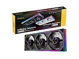 �P�[�X�t�@����3 [120mm /1800RPM] (���o�[�X�u���[�h) Infinity Matrix 360 Reverse ARGB �u���b�N IM 360R ARGB �ysof001�z