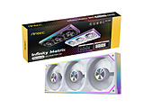 �P�[�X�t�@����3 [120mm /1800RPM] (���o�[�X�u���[�h) Infinity Matrix 360 Reverse ARGB White �z���C�g IM 360R ARGB White