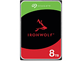 Seagate IronWolf 3.5インチ データ復旧3年付 8TB 内蔵HDD(CMR) メカニカルハードデイスク 3年保証 24時間稼動 PC NAS 用 RVセンサーST8000VN002   ST8000VN002 【sof001】