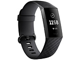 �t�B�b�g�l�X�g���b�J�[ fitbit charge 3 Black/Graphite Aluminium L/S�T�C�Y FB410GMBK-CJK �u���b�N�^�O���t�@�C�g [7��]