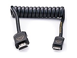ATOMFLEX PRO HDMI COILED CABLE (Mini to Full 30cm) ATOM4K60C3