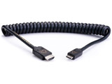 ATOMFLEX PRO HDMI COILED CABLE (Mini to Full 40cm) ATOM4K60C4