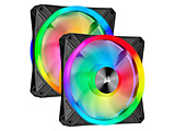 P[Xt@2m140mm / 1250RPMn{Rg[[ iCUEΉ QL140 RGB Dual Fan Kit  CO-9050100-WW ysof001z