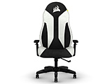 CF-9010037-WW ゲーミングチェア TC60 FABRIC Chair ホワイト/ブラック