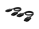 iCUE LINK�p Cable 200mm��2�{ �X�g���[�g/�X�g���[�g  �u���b�N CL-9011120-WW