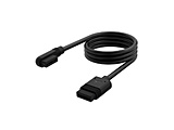iCUE LINK用 Slim Cable 600mm ストレート/スリム90°（L字）  ブラック CL-9011122-WW