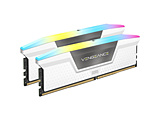 DDR5 5600MT/s 32GB(16GBx2) UDIMM 40-40-40-77 XMP 3.0 VENGEANCE RGB DDR5 White 1.25V   CMH32GX5M2B5600C40W