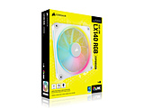 �P�[�X�t�@�� [140mm /2000RPM] iCUE LINK LX140 RGB White Single Fan Expansion �z���C�g CO-9051031-WW �ysof001�z