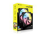 P[Xt@2 [140mm /2000RPM] iCUE LINK LX140-R RGB Dual Fans Reverse Starter Kit ubN CO-9051052-WW ysof001z