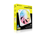 P[Xt@ [120mm /2400RPM] iCUE LINK LX120-R RGB WHITE Single Reverse Fan Expansion zCg CO-9051053-WW