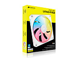 P[Xt@ [140mm /2000RPM] iCUE LINK LX140-R RGB WHITE Single Reverse Fan Expansion zCg CO-9051055-WW