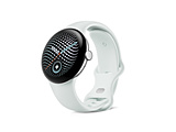 Google Pixel Watch 5�i41 mm�j Polished Silver �A���~�P�[�X / Fog �A�N�e�B�u �o���h�i�� 2 ����j Wi-Fi  Polished Silver / Fog GA10898-US