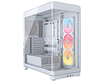 PCP[X [ATX /Micro ATX /Extended ATX /Mini-ITX] FRAME 4500X LX-R RGB iCUE LINK Panoramic Glass zCg CC-9011317-WW