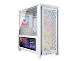 PC�P�[�X [ATX /Micro ATX /Extended ATX /Mini-ITX] FRAME 4000D LCD RS ARGB Premium  White �z���C�g CC-9011327-WW