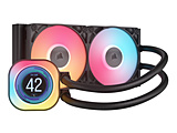 水冷CPUクーラー 120mmファンｘ2 [LGA1851/1700・AM5/AM4] iCUE LINK TITAN 240 RX RGB LCD ブラック CW-9061022-WW