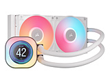 CPUN[[ 120mmt@2 [LGA1851/1700EAM5/AM4] iCUE LINK TITAN 240 RX RGB LCD White zCg CW-9061025-WW y864z