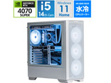 [BTO] gemingudesukutoppupasokonhowaito SS144FSRTX407S16G1TW[RTX4070SUPER/水冷式][2024年2月型号]