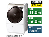 滚筒式洗涤烘干机BD-SV110GR-W[洗衣11.0kg/干燥6.0kg/加热器干燥(水冷式、除湿类型)/右差别][生产完毕物品]