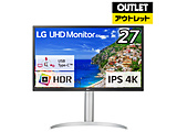 USB-Cڑ PCj^[ zCg 27UP550N-W [27^ /4K(3840×2160j /Ch]yOsǕiz