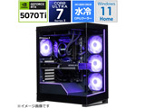 【プレミアム会員様限定価格】 STORM ゲーミングPC EK-265F57Ti [RTX5070Ti] 【影界シリーズ】