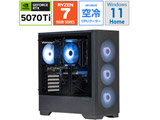 �yBTO�z �Q�[�~���O�f�X�N�g�b�v�p�\�R�� SS297XB57T64G1B0H [RTX 5070 Ti] �ysof001�z