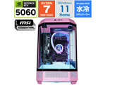 �Q�[�~���O�f�X�N�g�b�v�p�\�R�� T300-BUBBLEPINK-R57X5060-V2 [RTX5060]