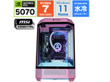 �Q�[�~���O�f�X�N�g�b�v�p�\�R�� T300-BUBBLEPINK-R97X-5070 [RTX5070] �ysof001�z