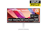 USB-C�Ή� PC���j�^�[ LG UltraWide  34U530A-W �m34�^ /UltraWide FHD(2560×1080�j /���C�h /100Hz�n�y�O���s�Ǖi�z