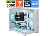 �Q�[�~���O�f�X�N�g�b�v�p�\�R�� SGL78XDS5632G2WH [RTX 5060] �ysof001�z
