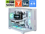 �Q�[�~���O�f�X�N�g�b�v�p�\�R�� SGL78XDS5664G2WH [RTX 5060] �ysof001�z