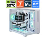 �Q�[�~���O�f�X�N�g�b�v�p�\�R�� SGL98XDS5764G1WH [RTX 5070] �ysof001�z