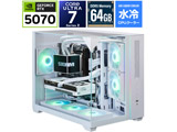 �Q�[�~���O�f�X�N�g�b�v�p�\�R�� SGL265KS5764G1WH [RTX 5070] �ysof001�z