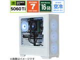 �yBTO�z �Q�[�~���O�f�X�N�g�b�v�p�\�R�� SA257XB56TH16G2WH [RTX 5060Ti 16GB]