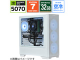 �yBTO�z �Q�[�~���O�f�X�N�g�b�v�p�\�R�� SA257XB5732G1WH [RTX 5070 12GB]