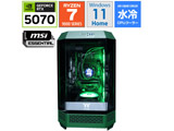 �Q�[�~���O�f�X�N�g�b�v�p�\�R�� T300-RACINGGREENR-R97X-5070-V2[RTX5070]