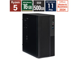 �f�X�N�g�b�v�p�\�R�� SB340G16G5GOP �mWindows11 Pro /AMD Ryzen5 /�������F16GB /SSD�F500GB /Office HomeandBusiness�n