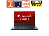 �m�[�gPC Dynabook GA83/XY A6A1XYE8U1HA [13.3�^ /Windows11 Pro /AMD Ryzen 7 /�������F16GB /SSD�F256GB /Office Home and Business]�y���Y�����i�z