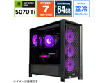 �Q�[�~���O�f�X�N�g�b�v�p�\�R�� 40DB-9800x3d-5070T-2T-64G [RTX5070Ti] �ysof001�z