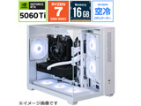 �Q�[�~���O�f�X�N�g�b�v�p�\�R�� SGB57X56TL16G50WH [RTX 5060Ti 8GB]