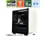 �Q�[�~���O�f�X�N�g�b�v�p�\�R�� �z���C�g SW-R57X-5050-16G-500G [RTX5050] �yS Series�z