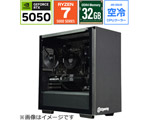 �Q�[�~���O�f�X�N�g�b�v�p�\�R�� �u���b�N SB-R57X-5050-32G-1T [RTX5050] �yS Series�z�ysof001�z