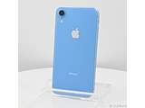 〔中古品〕 iPhoneXR 64GB ブルー MT0E2J／A SIMフリー