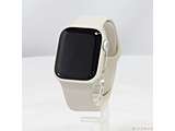 〔中古品〕 Apple Watch Series 7 GPS 41mm スターライトアルミニウムケース スターライトスポーツバンド
