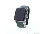 〔中古品〕 Apple Watch Series 5 GPS 40mm スペースグレイアルミニウムケース キプロスグリーンソロループ