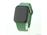 中古品 Apple Watch Series 7 GPS 45mm绿色铝包三叶草运动带