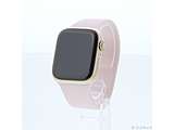 〔中古品〕 Apple Watch Series 8 GPS + Cellular 41mm ゴールドステンレススチールケース チョークピンクソロループ